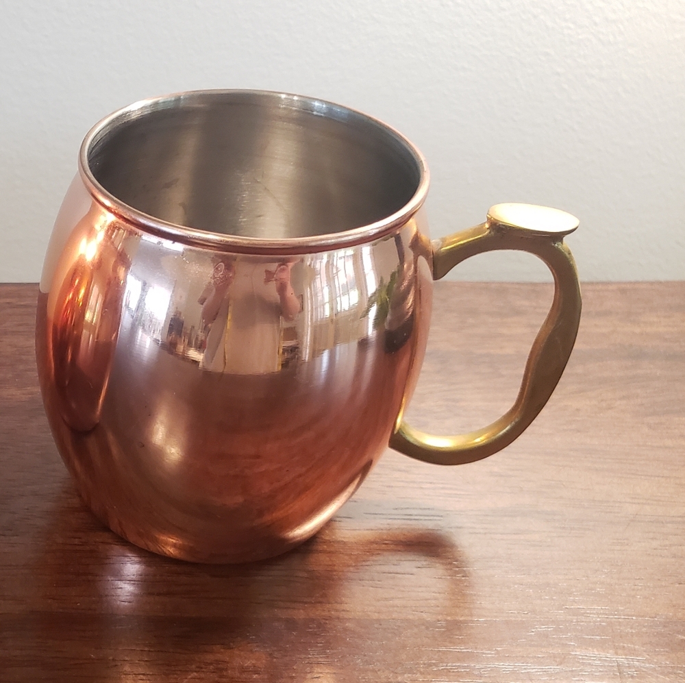 Copper Moscow Mule Mugs Set of 2 - Picture 3 of 11